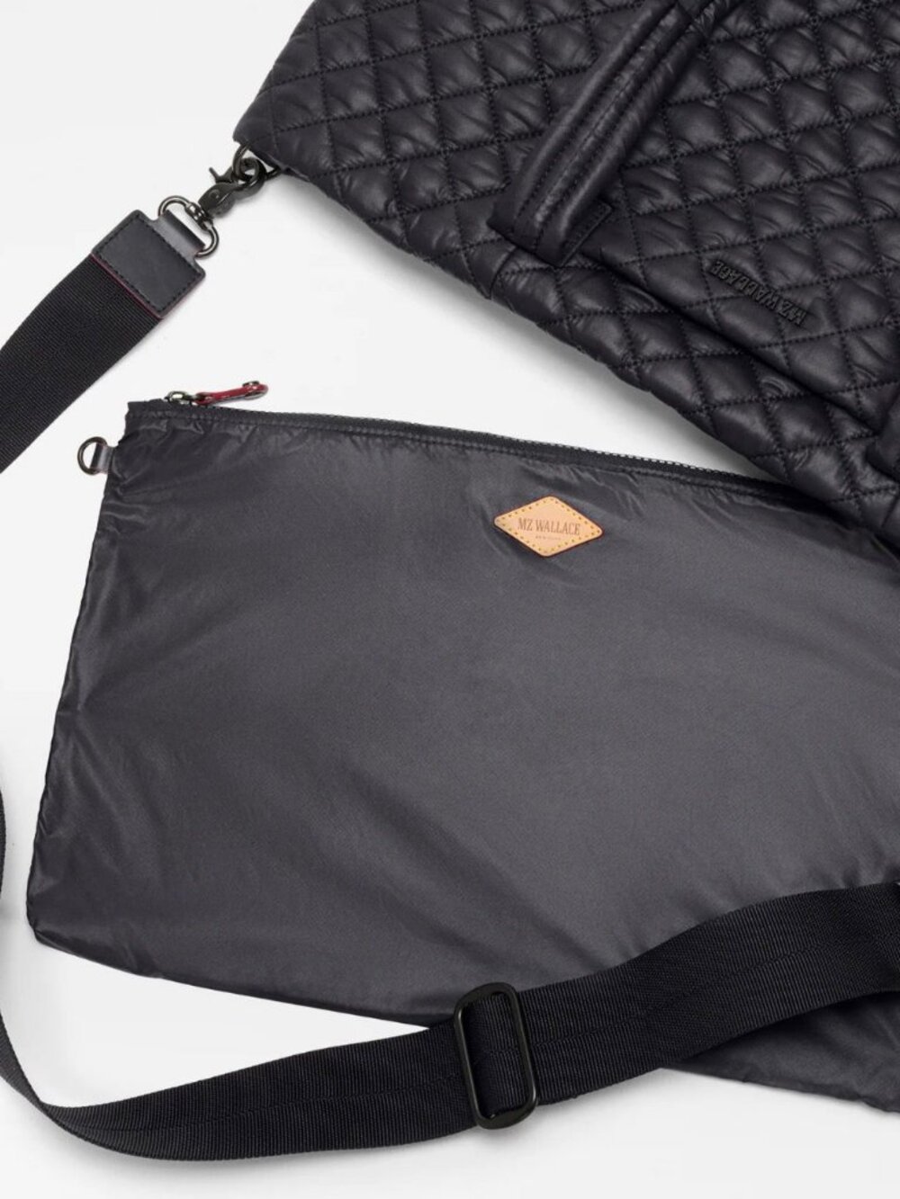 MZ Wallace Black Quilted Tote Bag - Picture 8 of 9